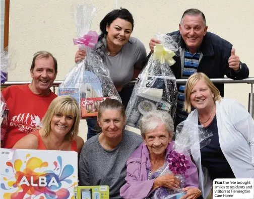  ??  ?? A Cambuslang care home opened its doors to the local community on Saturday, July 30 as it hosted its summer fete.
Flemington Care Home in Halfway hosts a summer fete each year to allow relatives, friends and neighbours the chance to enjoy a fun day...