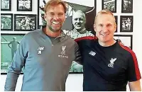  ?? ?? KOP’S TOP SECRET Jurgen Klopp and Thomas Gronnemark