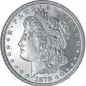  ?? ?? The Morgan dollar is a large silver coin that was minted between 1878 and 1921. The coins are named for the designer, George
Morgan.