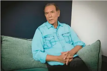  ?? ANDY KROPA/INVISION ?? Wes Studi, seen June 14 in New York, stars opposite Dale Dickey in Max Walker-Silverman’s “A Love Song.”