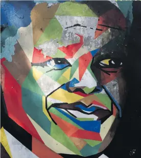  ??  ?? FATHER OF RAINBOW NATION. There are many paintings of Nelson Mandela in the world, particular­ly in Soweto where he lived from 1946 to 1962.