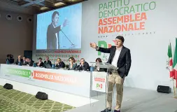  ?? Bivio ?? L’intervento di Matteo Renzi all’Assemblea del Pd di sabato a Roma