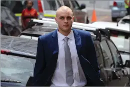  ?? PICTURE: TRACEY ADAMS/AFRICAN NEWS AGENCY (ANA) ?? Henri van Breda arrives at Cape High Court for closing arguments.