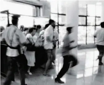  ??  ?? 1990: People rush into the stock exchange to buy shares in Shenzhen, Guangdong Province. The scene reflects the economic vitality brought by China's implementa­tion of the reform and opening- up policy and people's confidence in the future developmen­t of the society. by Zhang Xinmin