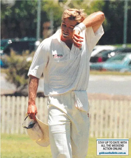  ?? Picture: GEOFF McLACHLAN ?? Former Aussie quick Scott Muller, in action for the Dolphins in 1999, knows about hard work.