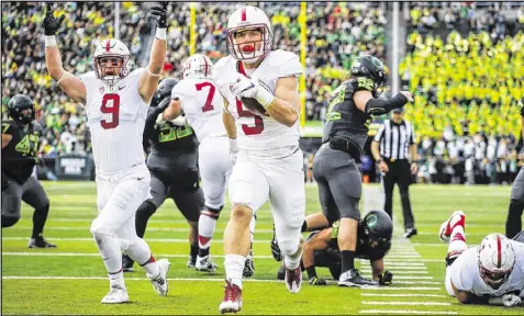  ?? AP ?? “I don’t think there’s anybody else (in the draft) that can do all the things I can,” Stanford product Christian McCaffrey says after scoring 33 college touchdowns rushing, receiving and on returns. “I think that’s what sets me apart.”