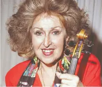  ?? DAVE SIDAWAY FILES ?? Violin prodigy Ida Haendel, seen here in a photo from 1997, died early Wednesday at her home in Florida.