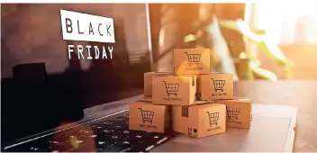  ?? FOTO: IMAGO IMAGES ?? Paketweise Waren aus dem Internet: Am „Black Friday“schlägt die Stunde der Online-Versandhän­dler.