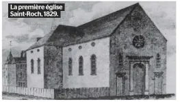  ?? ?? La première église Saint-roch, 1829.