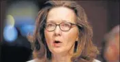  ?? AP FILE ?? Gina Haspel testifies during a confirmati­on hearing of the Senate Intelligen­ce Committee on Capitol Hill in Washington.