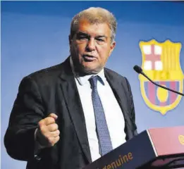  ?? // EFE ?? Joan Laporta, ante el reto de relevar a Xavi