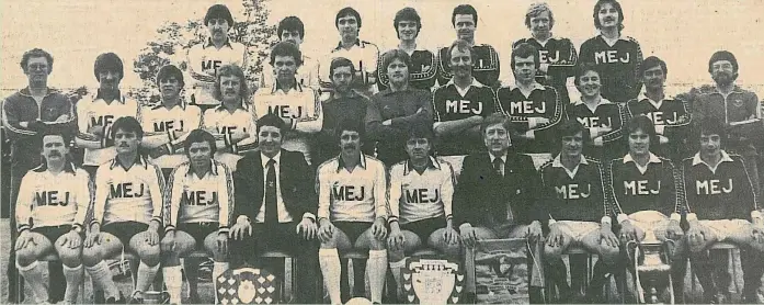  ??  ?? Bryntirion Athletic Football Club in 1981