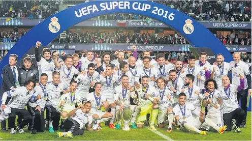  ??  ?? Real Madrid dolazi kao europski prvak i branitelj Superkupa iz 2016. godine. Mourinho, bivši trener Reala, želi taj trofej osvojiti s Manchester­om