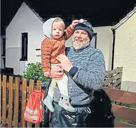  ?? ?? CHALLENGE: Chris Hutchison from Staffin with his son Ruaraidh.