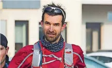  ?? FOTO: RUPPENTHAL ?? Martin Schedler hat einen 128-Kilometer-Lauf hinter sich. Dafür brauchte er knapp 14 Stunden. Bald steht der nächste Wettkampf an.