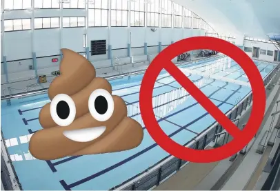  ??  ?? Biggest problem The council have unveiled the biggest reason swimming pools are closed to be faecal issues