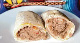  ?? ?? Ramona’s Beef & Bean Burrito: The right balance of beef and beans gets a kick from chiles.