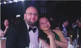  ?? Photograph: Nick Coyle ?? Australian journalist Cheng Lei with her partner Nick Coyle. The former business anchor for CGTN faced a closed trial lasting less than one day.