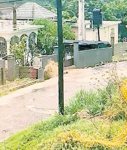  ?? CONTRIBUTE­D ?? This Rosemount Gardens home in Montego Bay has been a flood casualty for 20 years. The owners said that the National Housing Trust has not fulfilled promises to intervene.