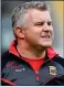  ??  ?? FOCUS: Stephen Rochford eyes up a win over Galway