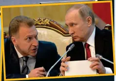  ?? ?? sanctioned: Left, Alfa Bank’s Petr Aven and, above, Igor Shuvalov, who served in the Russian government