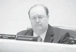  ?? KEVIN SPEAR/ORLANDO SENTINEL FILE ?? Frank Kruppenbac­her, the Florida Virtual School's former general counsel and chief administra­tive officer, was an early and eager political supporter of Rick Scott.