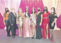  ??  ?? Aquí se ve a las participan­tes del concurso de belleza hecho en Curuguaty, como parte de las fiestas patronales de la ciudad.