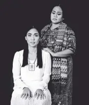  ??  ?? Family woes: Aside from obvious religious themes, Himala: Isang Musikal also highlights Elsa's relationsh­ip with her mom Aling Saling (played by Bituin Escalante).