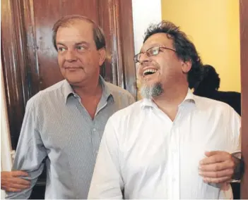  ?? FOTO AGENCIAUNO ?? Francisco Vidal y Ricardo Lagos Weber son opciones para conducir al PPD desde junio.