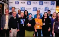  ?? COURTESY PHOTO ?? Some of the members of The Media Arts Council 2023 Media Film Festival committee are, front row from left, Jeff Halsey, Dave Fiebert, Mary Ann Fiebert, Tamme McClelland, Addie Cianella, Karen Chiarini, Lisa Pietras and Elizabeth Jennings; and back row, Brad Sukala, Darryl Ridgeway, Liz McClearn, Craig Mikus and Claude Blanchette.