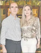  ??  ?? Alcides Galeano Mernes y Marie Stael de Galeano.