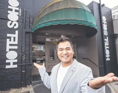  ?? Picture: Eddie Safarik. ?? Sujan Aryal, estate manager of the Capkon Group, is looking forward to opening The Chowk, the first Nepalese pub in Australia, at the former Hotel SoHo.