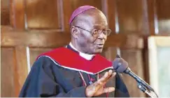  ??  ?? Archbishop Mpundu