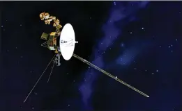  ?? NASA / JPL ?? An artist concept shows NASA's Voyager spacecraft with its antenna pointing to Earth.