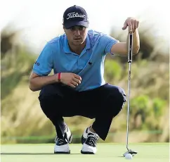  ?? DANTE CARRER / THE ASSOCIATED PRESS FILES ?? Justin Thomas, who has already earned about $25 million in earnings on the PGA Tour in his young career, says he’s “never once thought about the money.”