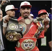  ?? JOHN LOCHER — THE ASSOCIATED PRESS, 2017 ?? Oakland’s Andre Ward was 32-0 with 16 knockouts and won titles at super middleweig­ht and light heavyweigh­t.