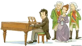  ??  ?? Imagen del juego interactiv­o "Hola Beethoven".