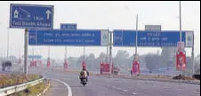  ?? HT FILE ?? The 136-kilometre long expressway was thrown open to the public by Prime Minister Narendra Modi in November 2018.