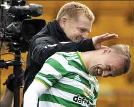  ??  ?? Leigh Griffiths got back in on the scoring act in return to action