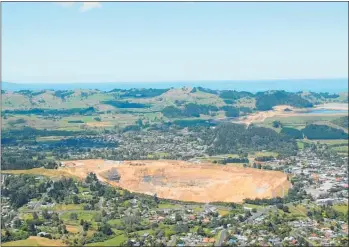  ??  ?? The green light has been given for undergroun­d mining in Waihi.