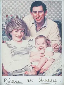  ?? Pictures: RICHARD LAPPAS ?? Photo signed Diana and Charles was given to Mrs Tilley