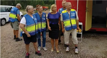  ?? Bild: THOMAS NILSSON ?? DELAKTIGA. Ann-charlotte Göss, Galina Granqvist, Hans Granqvist och Thomas Nilsson, med Magdalena Andersson.