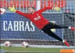  ??  ?? SEGURO. Oblak, en un entrenamie­nto.