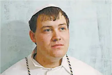  ??  ?? Drouin actor John Molden plays the role of a lifetime in Pope John Paul 2 the Musical.