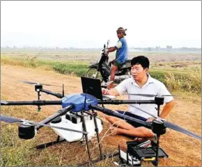  ?? SUPPLIED ?? IT graduate Heng Sopheak (pictured) quit his job to research and create pesticide spraying drones that are already being put to work in several provinces.