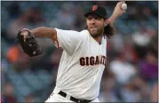  ?? THEARON W. HENDERSON — GETTY IMAGES ?? Arizona (Taijun Walker 9-7) at Giants (Chris Stratton 2-3), 1:05p.m. NBCBA Madison Bumgarner pitches against the Diamondbac­ks. The only two runs Bumgarner allowed came in the first inning, when Paul Goldschmid­t hit a two-run homer.