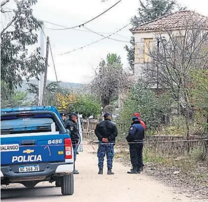  ?? (LA VOZ / ARCHIVO) ?? Casona. El crimen se descubrió el lunes 16 de julio. Ese día, la causa se orientó hacia algún conocido.