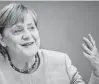  ?? REUTERS ?? German Chancellor Angela Merkel holds her annual summer news conference in Berlin, Germany, on Thursday.