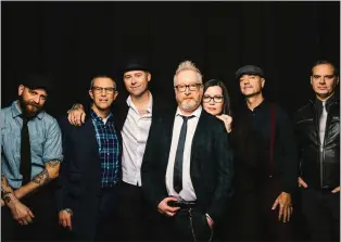  ?? COURTESY OF KATIE HOVLAND ?? Flogging Molly teams up with The Interrupte­rs for a show Friday at The Mann.