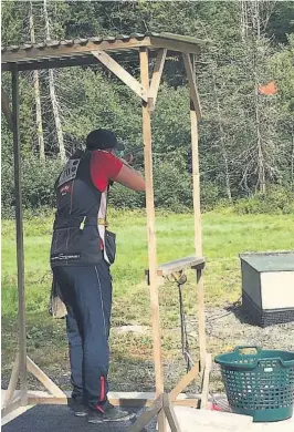  ?? FOTO: PRIVAT ?? I SKUDDET: Preben Krogsrud Stensrud er trefsikker.